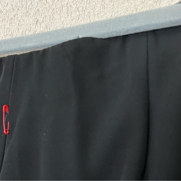 Open Edit Classic Trouser Pants-Black-Womens S-Elastic/Zipper Waist-Slit Leg-NEW - Picture 4 of 15